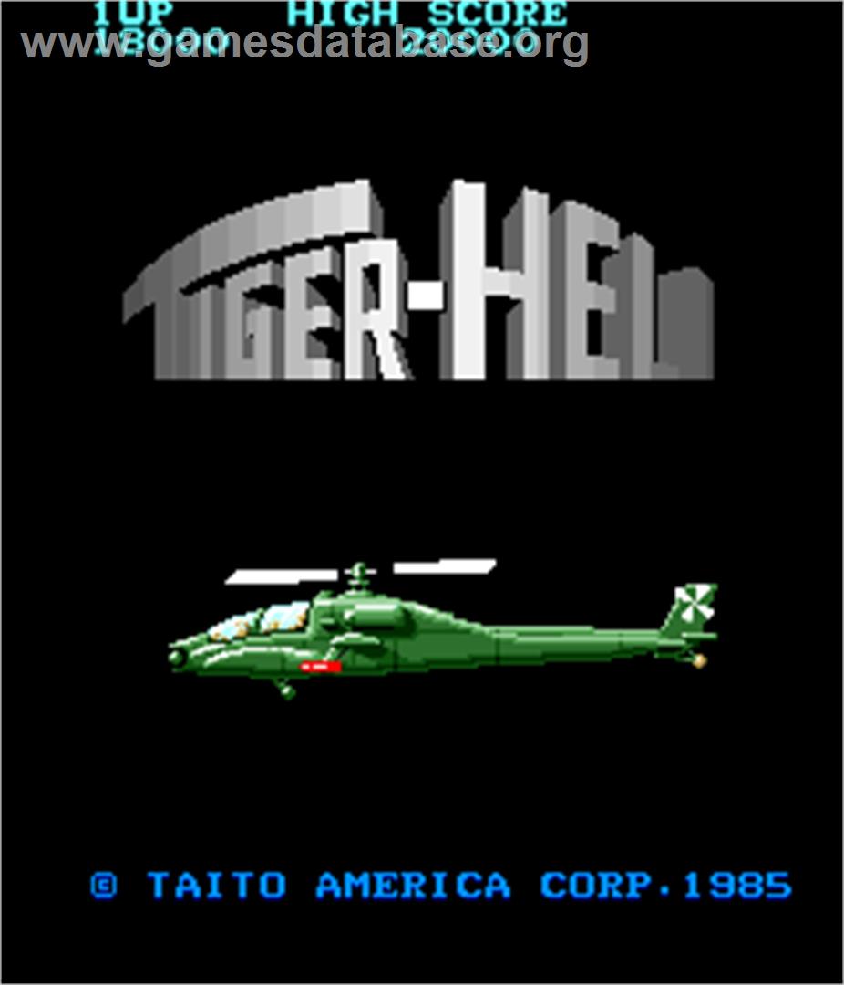 Tiger Heli - Arcade - Artwork - Title Screen