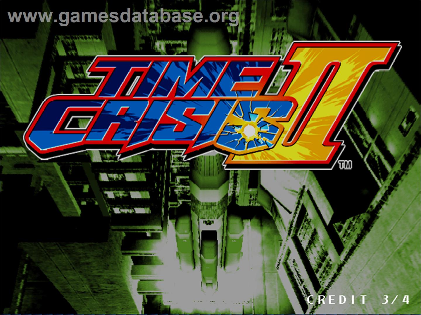 Time Crisis 2 - Arcade - Artwork - Title Screen
