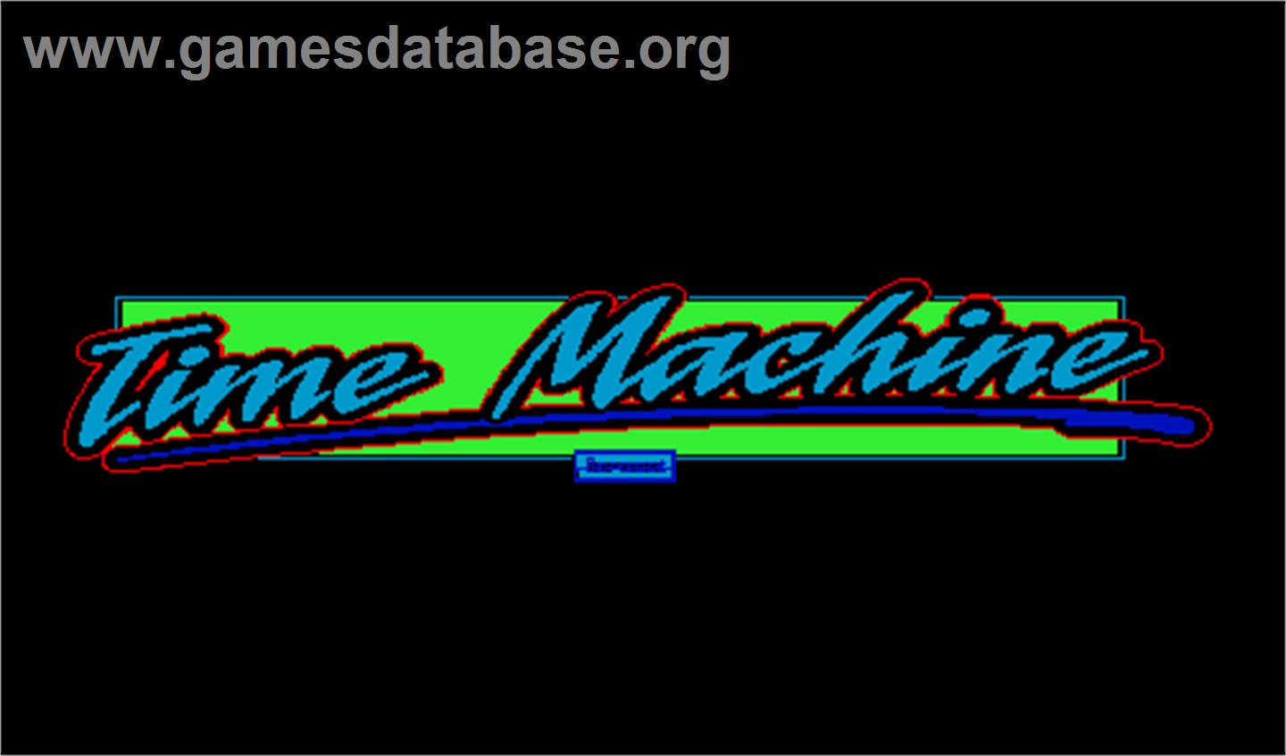 Time Machine - Arcade - Artwork - Title Screen