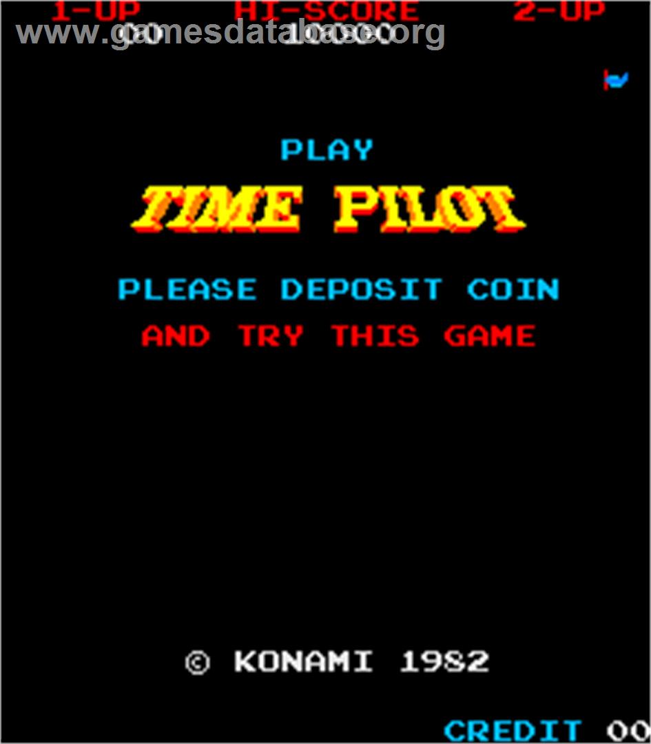 Time Pilot - Arcade - Artwork - Title Screen