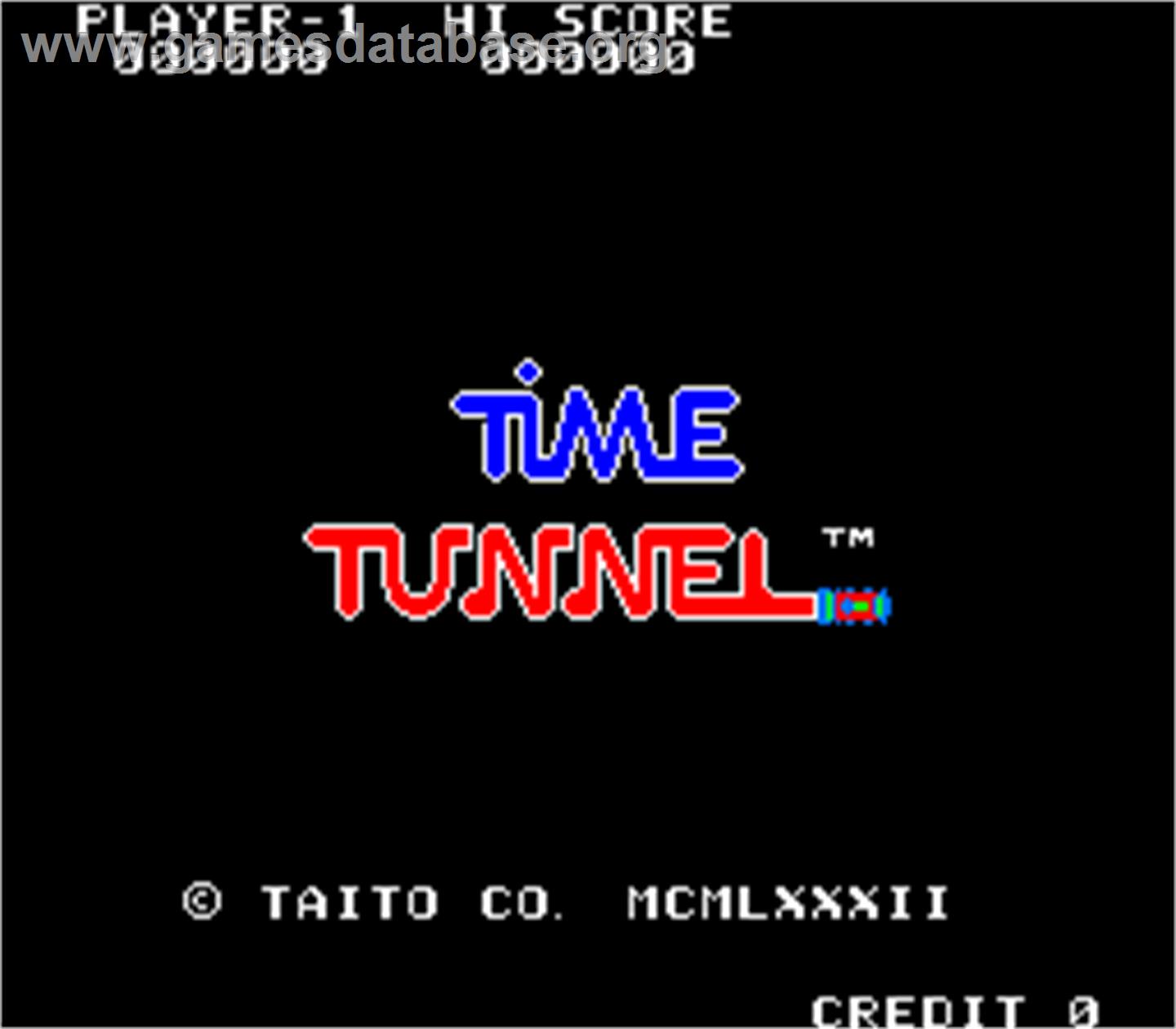 Time Tunnel - Arcade - Artwork - Title Screen