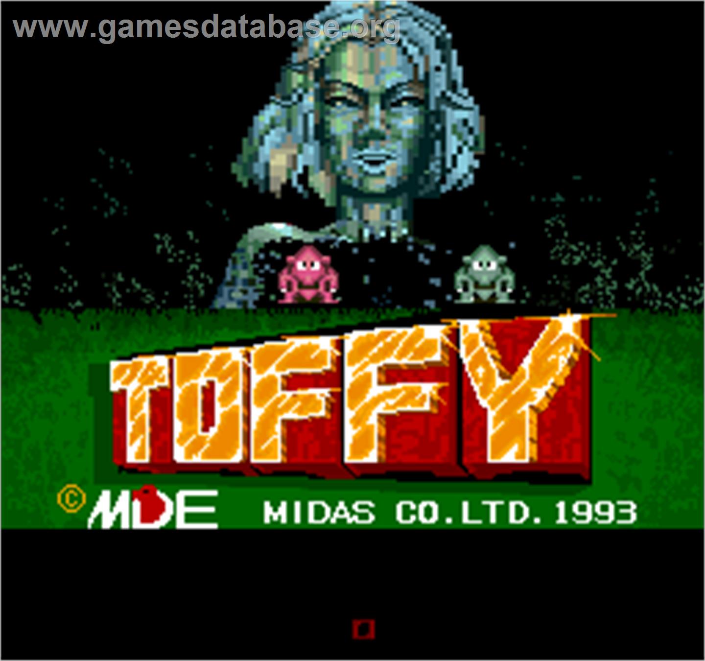 Toffy - Arcade - Artwork - Title Screen