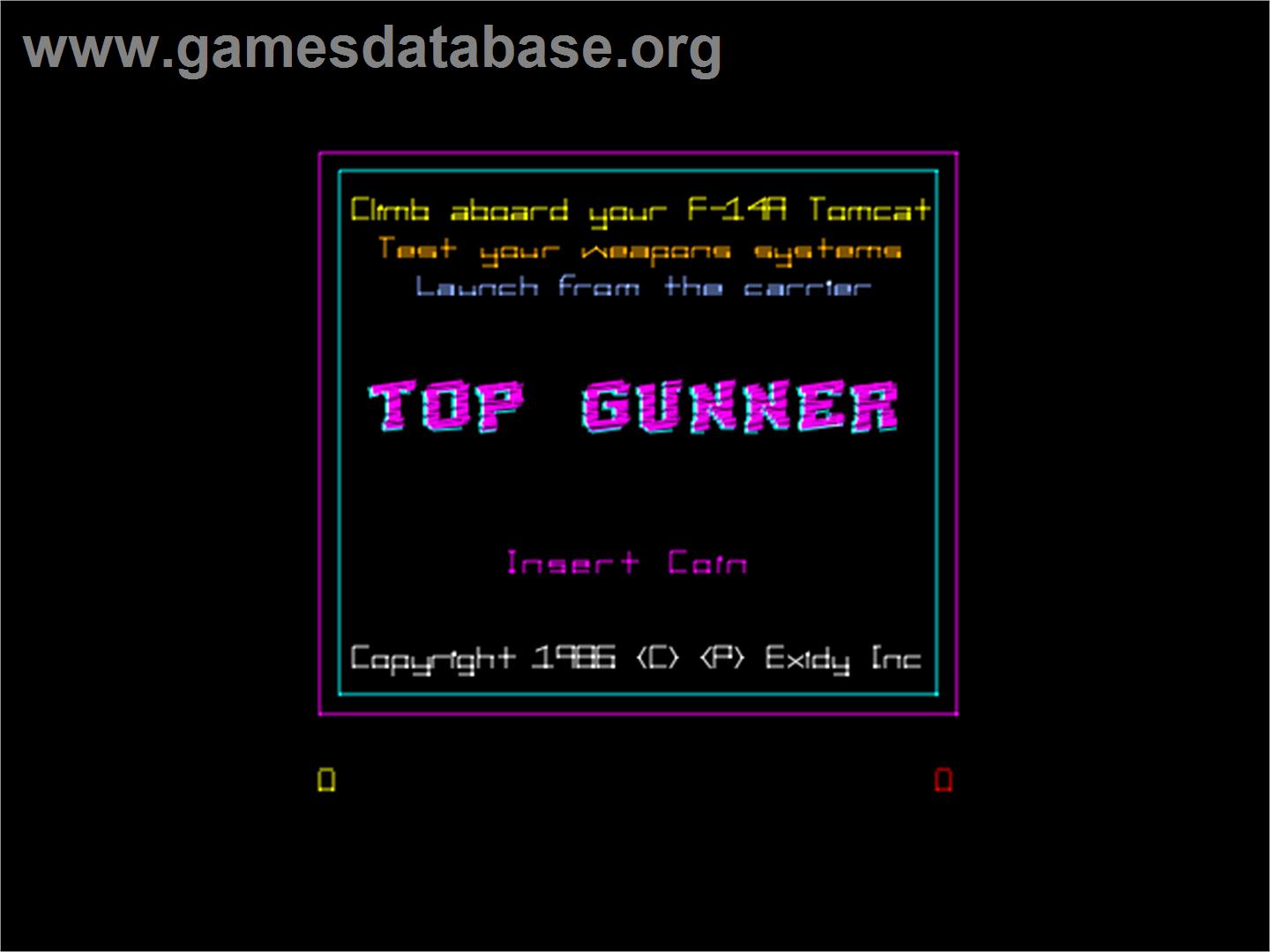 Top Gunner - Arcade - Artwork - Title Screen