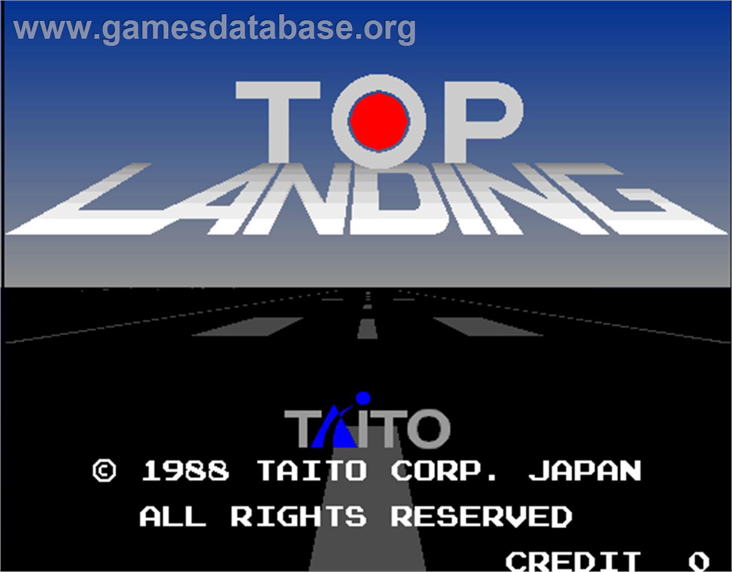 Top Landing - Arcade - Artwork - Title Screen