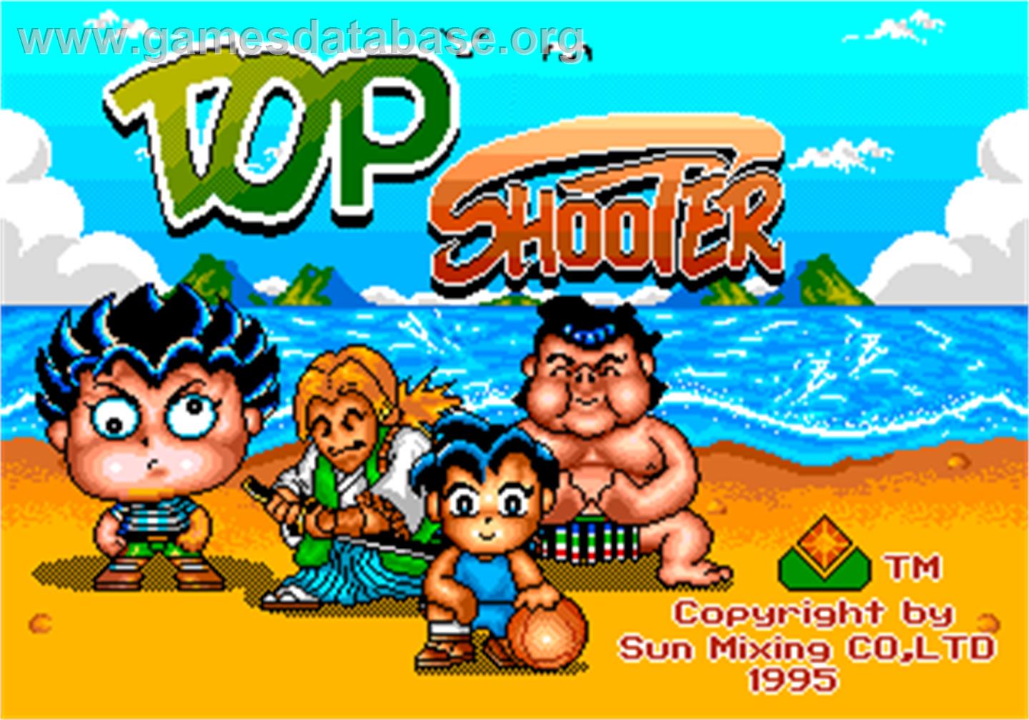 Top Shooter - Arcade - Artwork - Title Screen