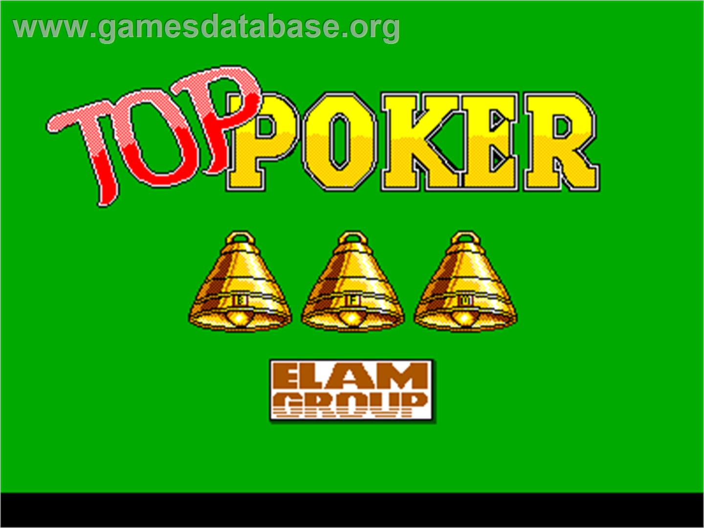 Toppoker - Arcade - Artwork - Title Screen