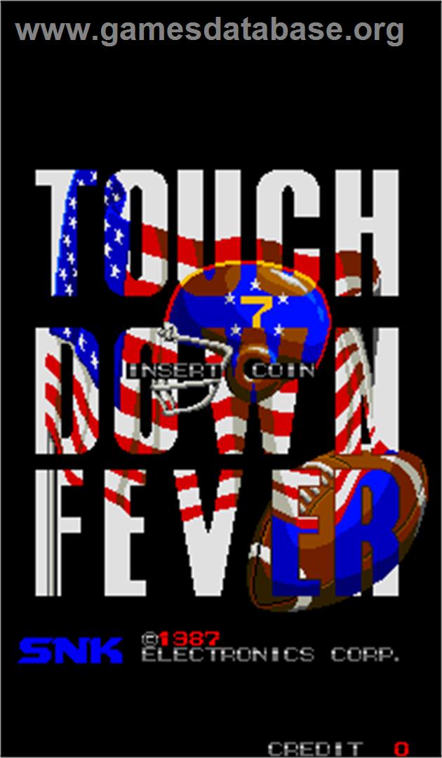 TouchDown Fever - Arcade - Artwork - Title Screen