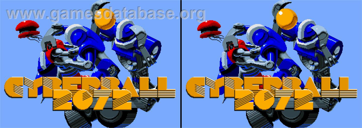 Tournament Cyberball 2072 - Arcade - Artwork - Title Screen