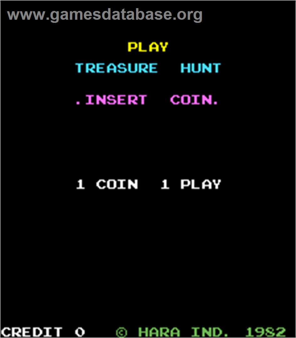 Treasure Hunt - Arcade - Artwork - Title Screen