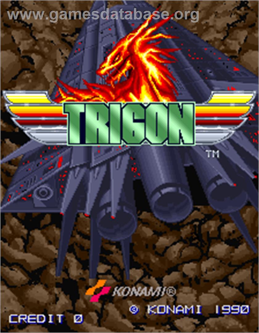 Trigon - Arcade - Artwork - Title Screen
