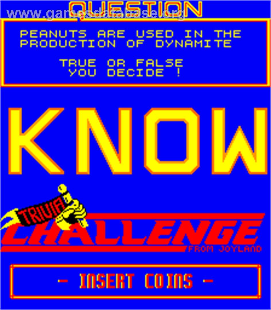 Trivia Challenge - Arcade - Artwork - Title Screen