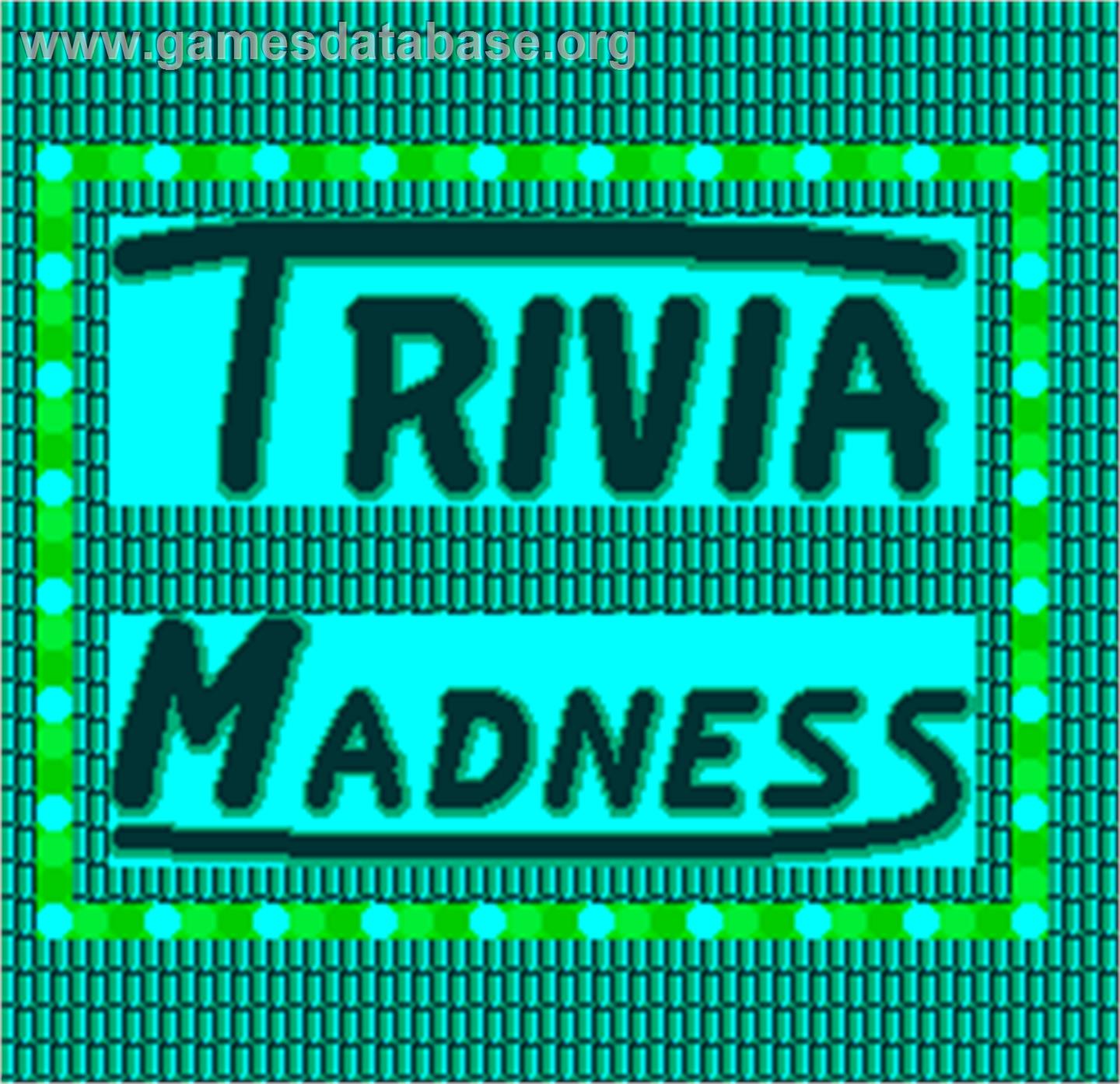 Trivia Madness - Arcade - Artwork - Title Screen