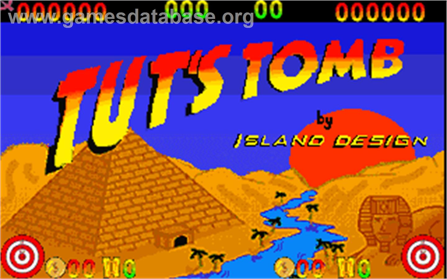 Tut's Tomb - Arcade - Artwork - Title Screen