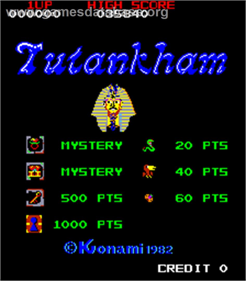 Tutankham - Arcade - Artwork - Title Screen