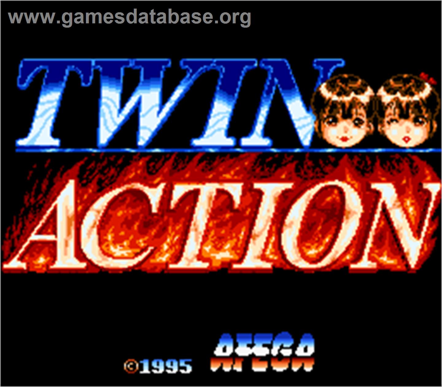 Twin Action - Arcade - Artwork - Title Screen