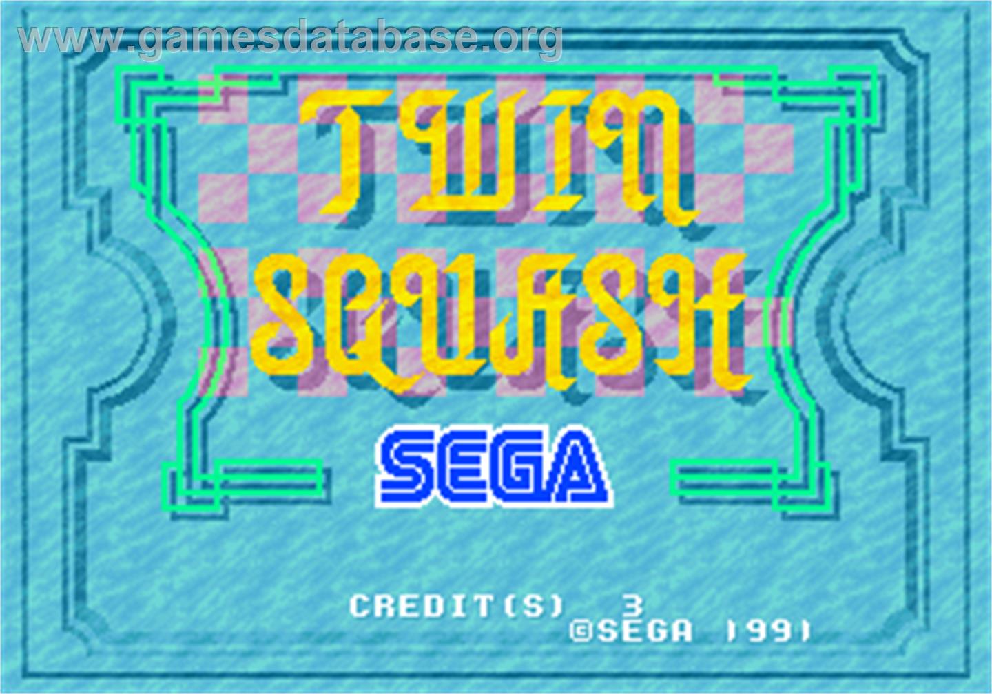 Twin Squash - Arcade - Artwork - Title Screen