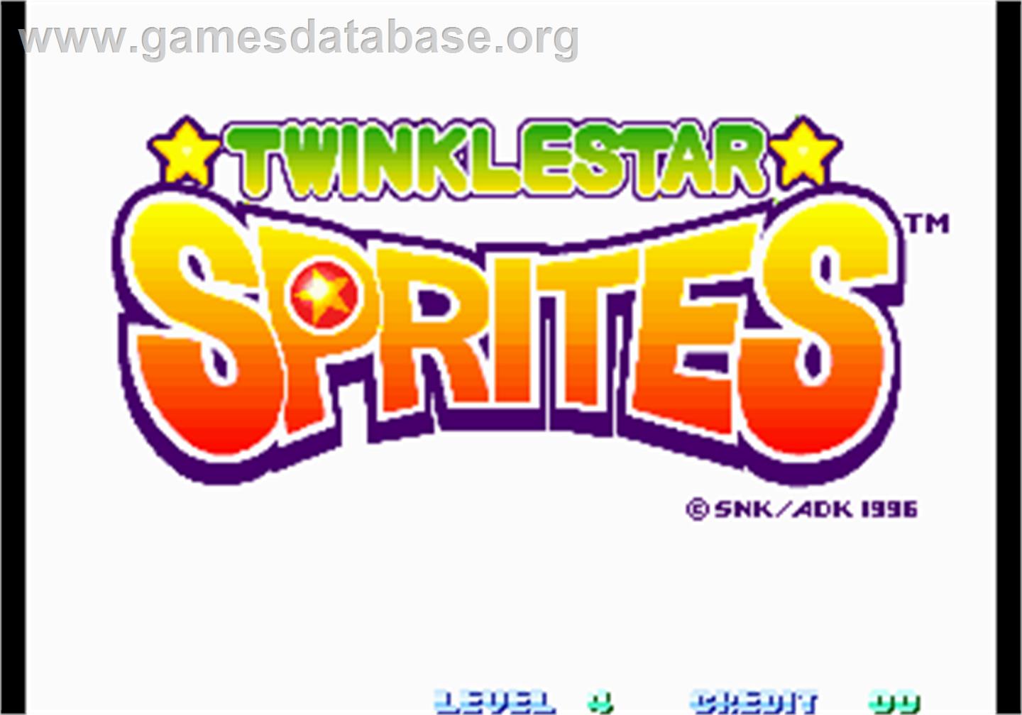 Twinkle Star Sprites - Arcade - Artwork - Title Screen