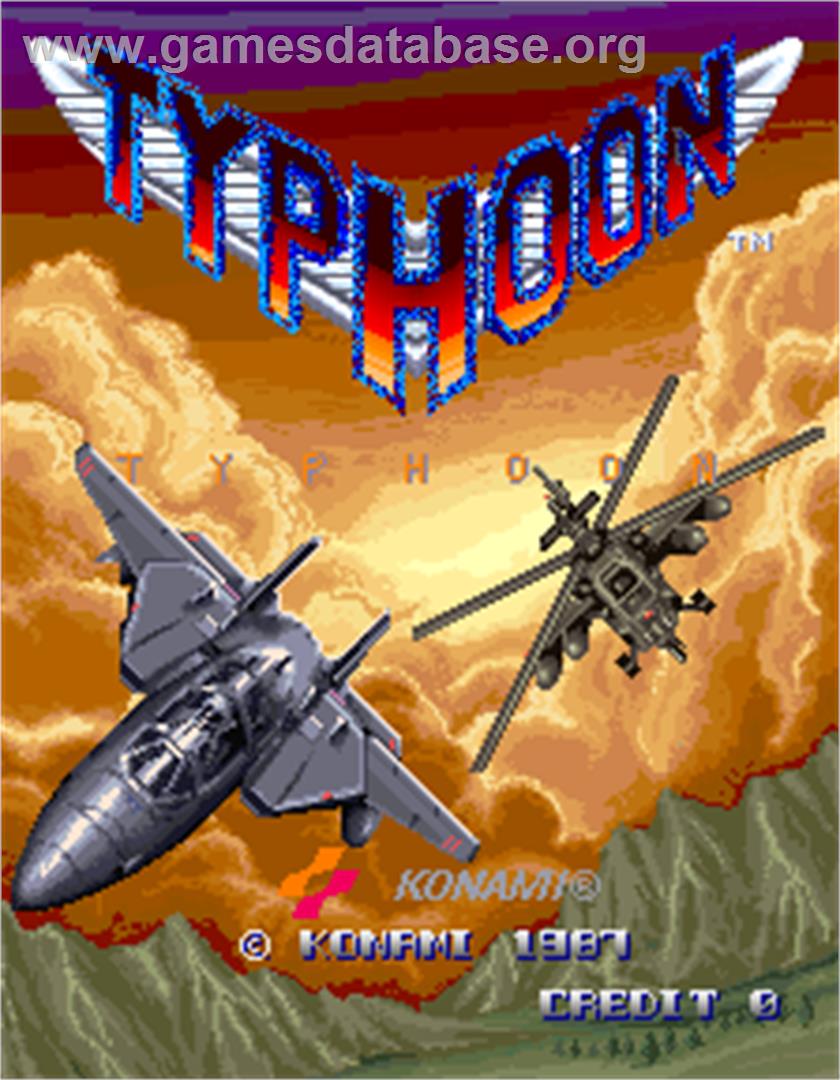 Typhoon - Arcade - Artwork - Title Screen