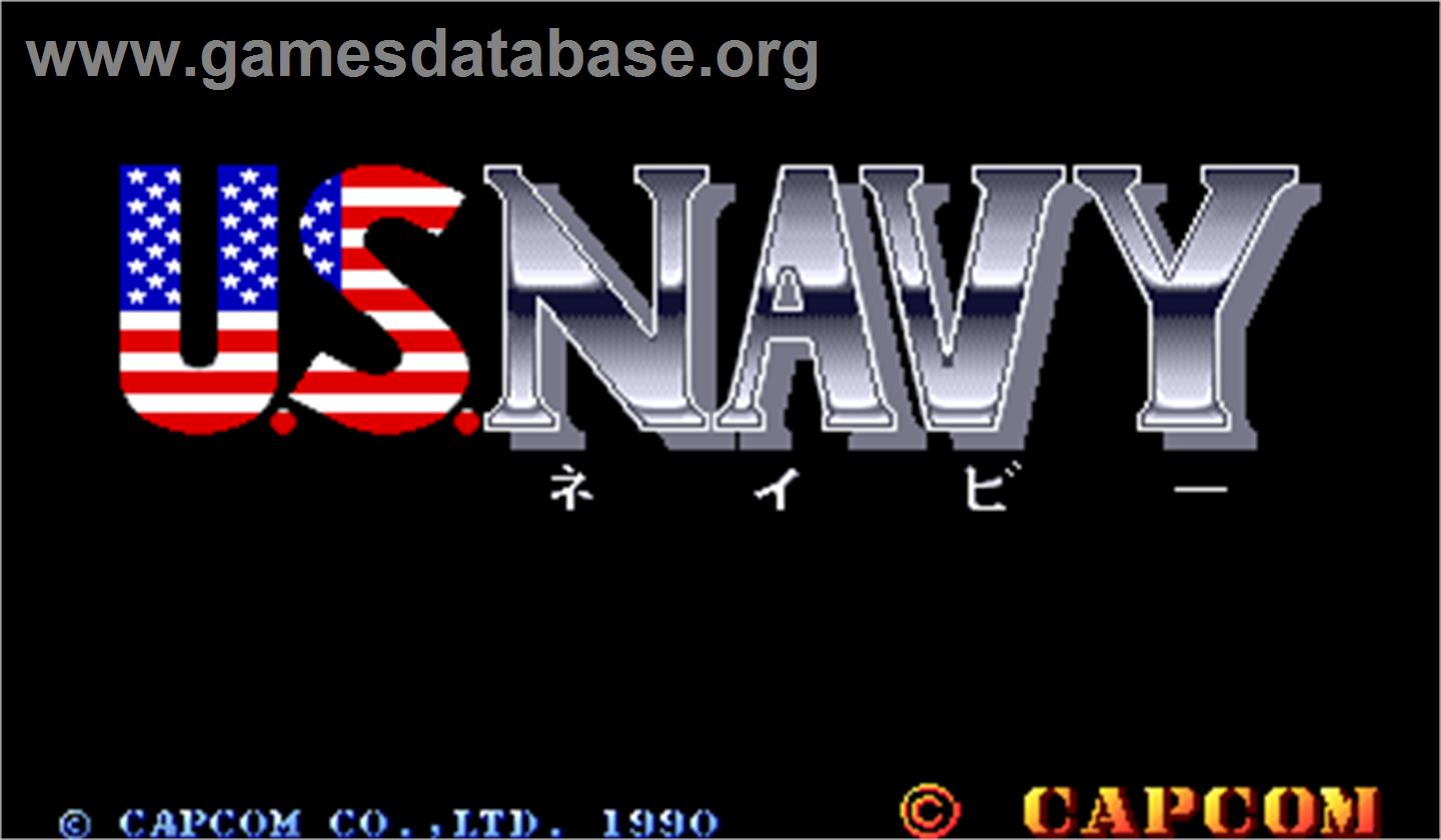 U.S. Navy - Arcade - Artwork - Title Screen