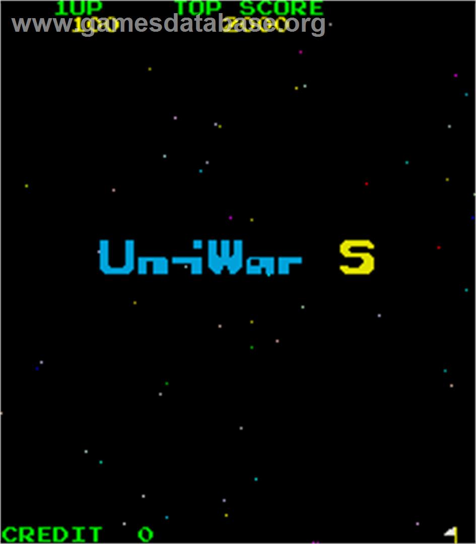 UniWar S - Arcade - Artwork - Title Screen