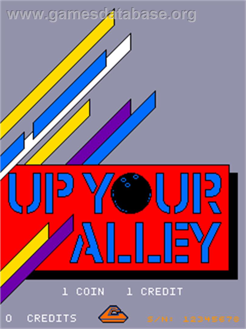 Up Your Alley - Arcade - Artwork - Title Screen