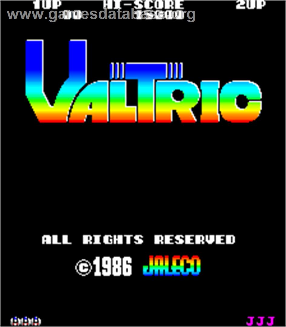 Valtric - Arcade - Artwork - Title Screen