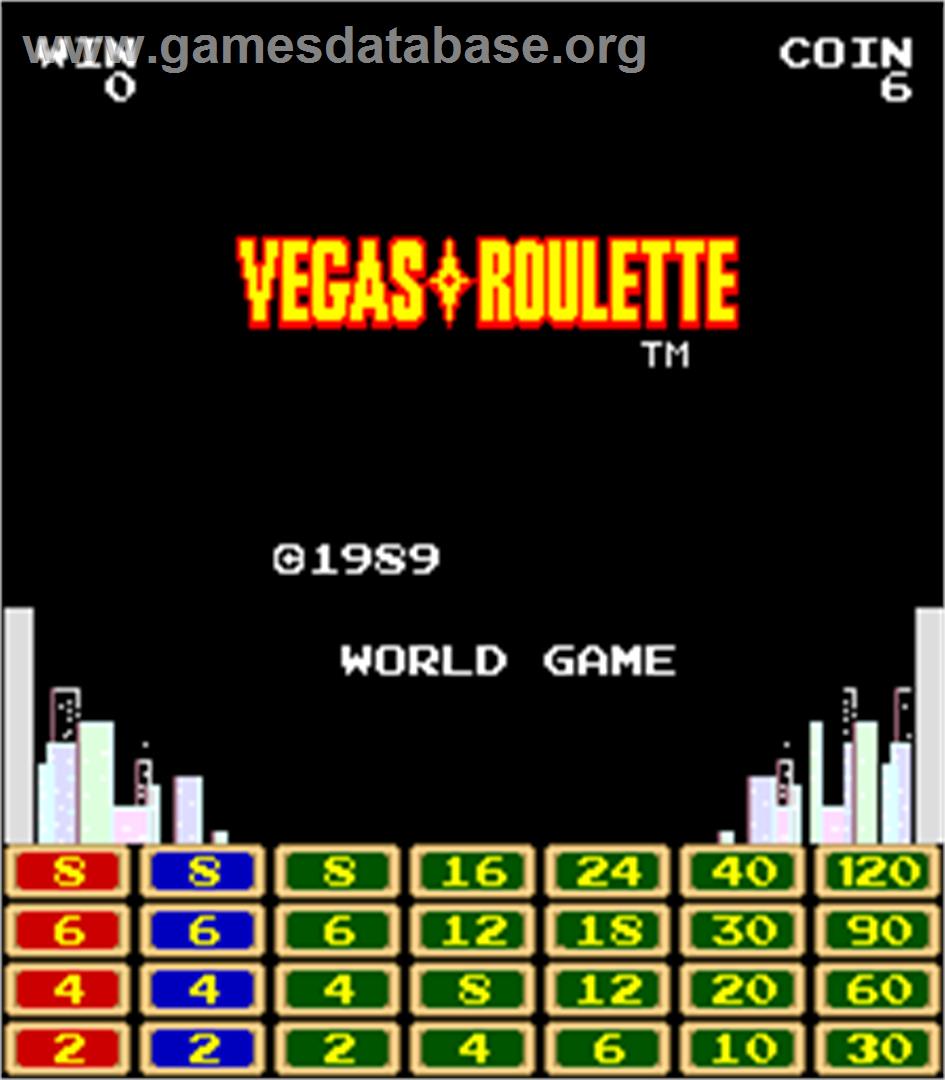 Vegas Roulette - Arcade - Artwork - Title Screen