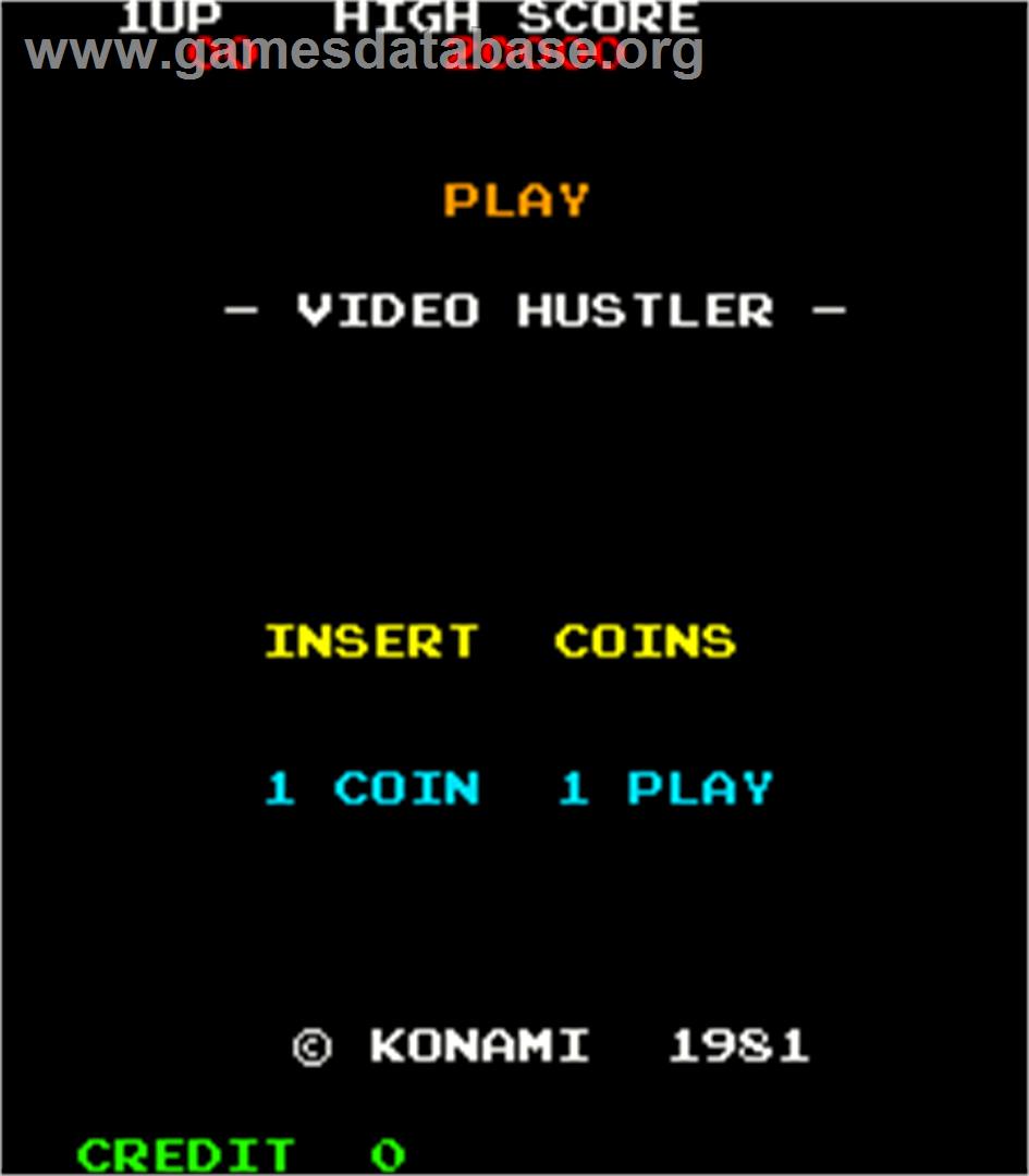 Video Hustler - Arcade - Artwork - Title Screen