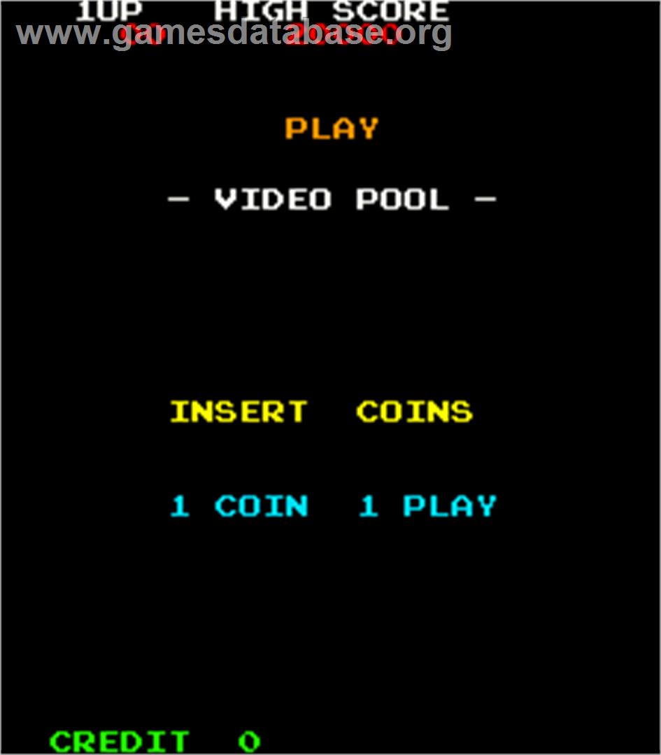 Video Pool - Arcade - Artwork - Title Screen