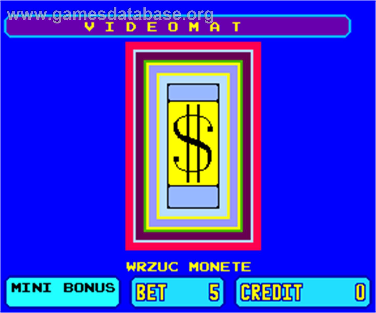 Videomat - Arcade - Artwork - Title Screen