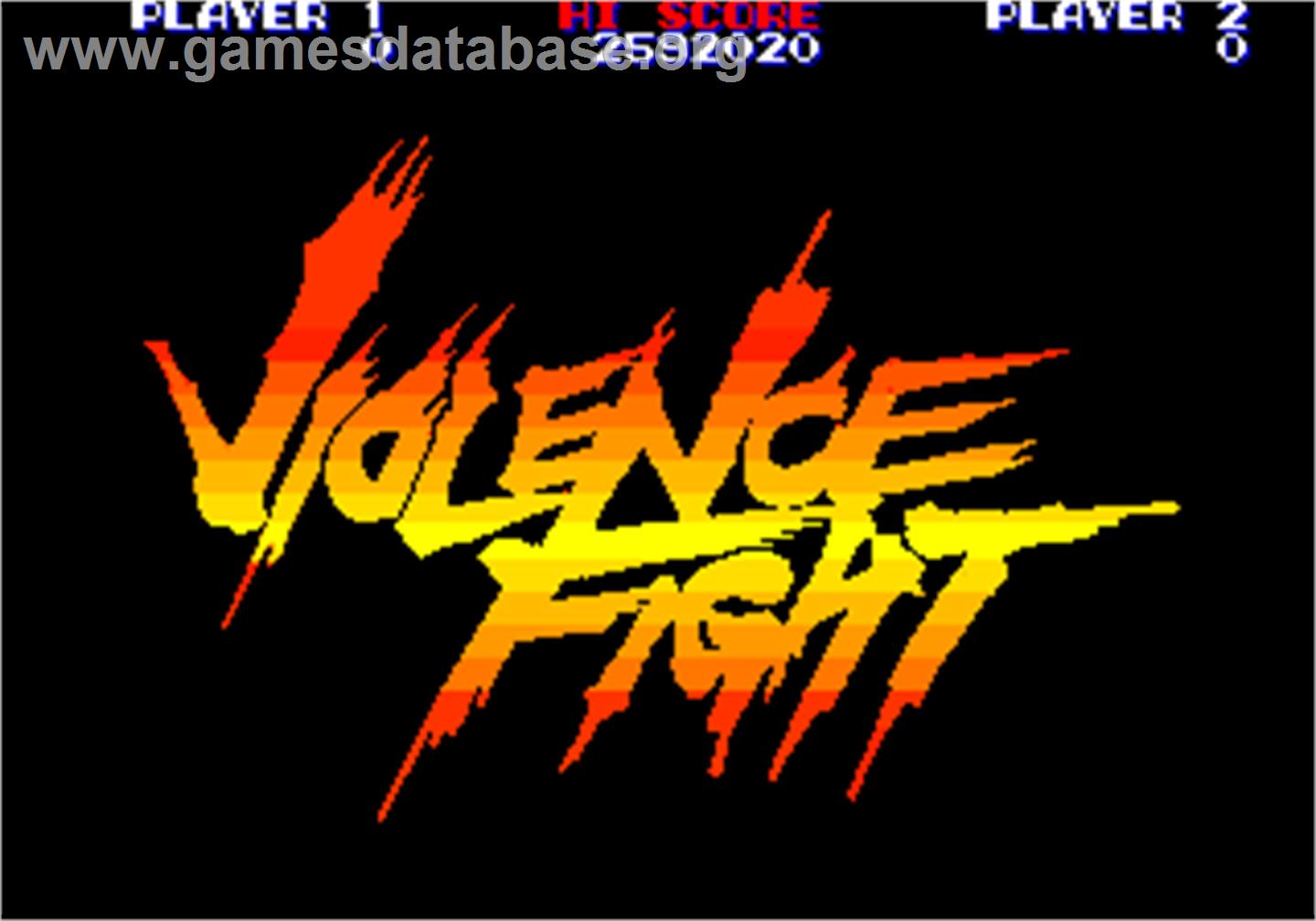 Violence Fight - Arcade - Artwork - Title Screen