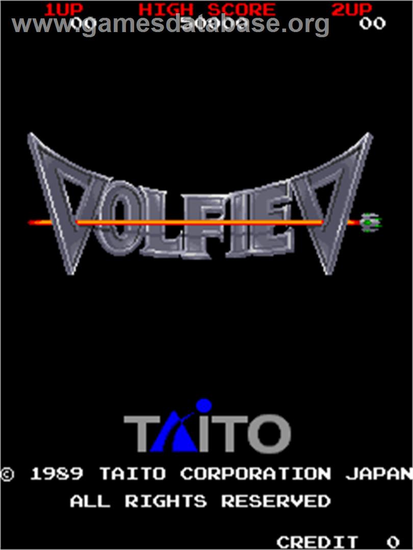Volfied - Arcade - Artwork - Title Screen