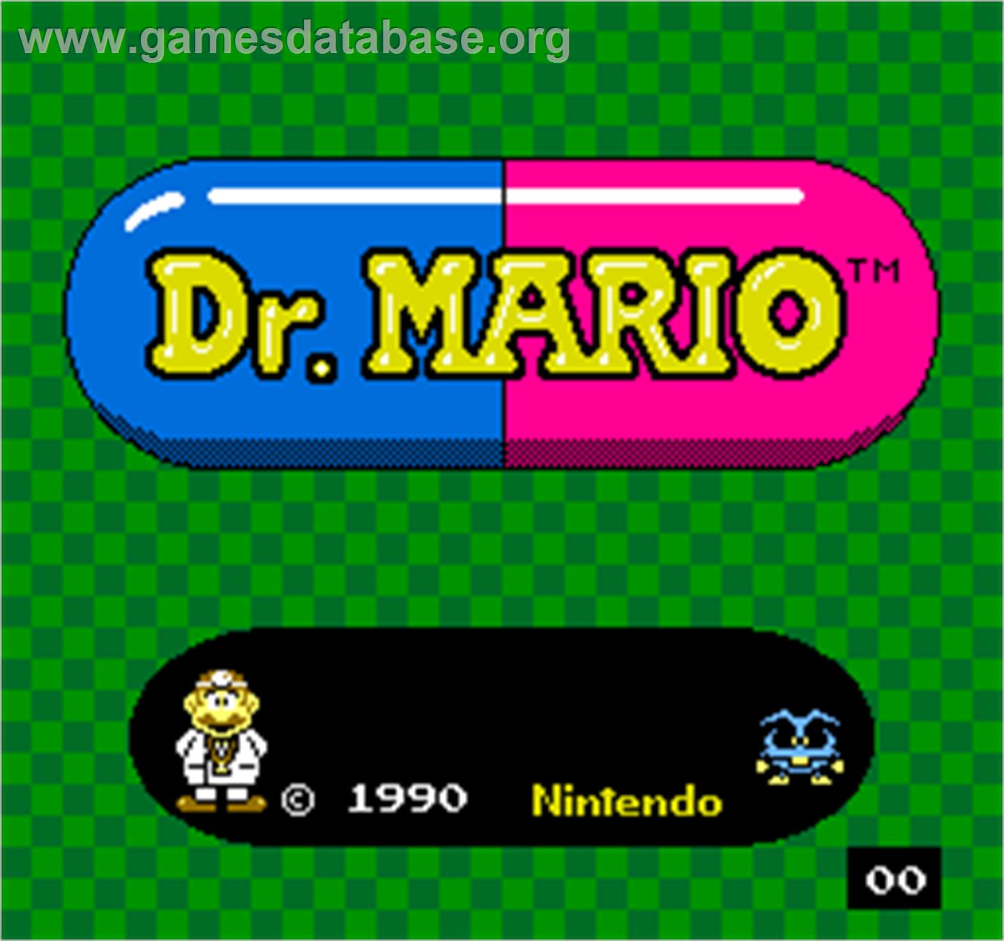Vs. Dr. Mario - Arcade - Artwork - Title Screen