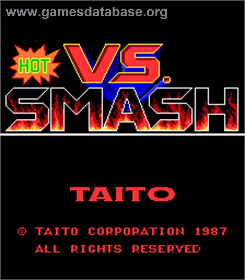 Vs. Hot Smash - Arcade - Artwork - Title Screen