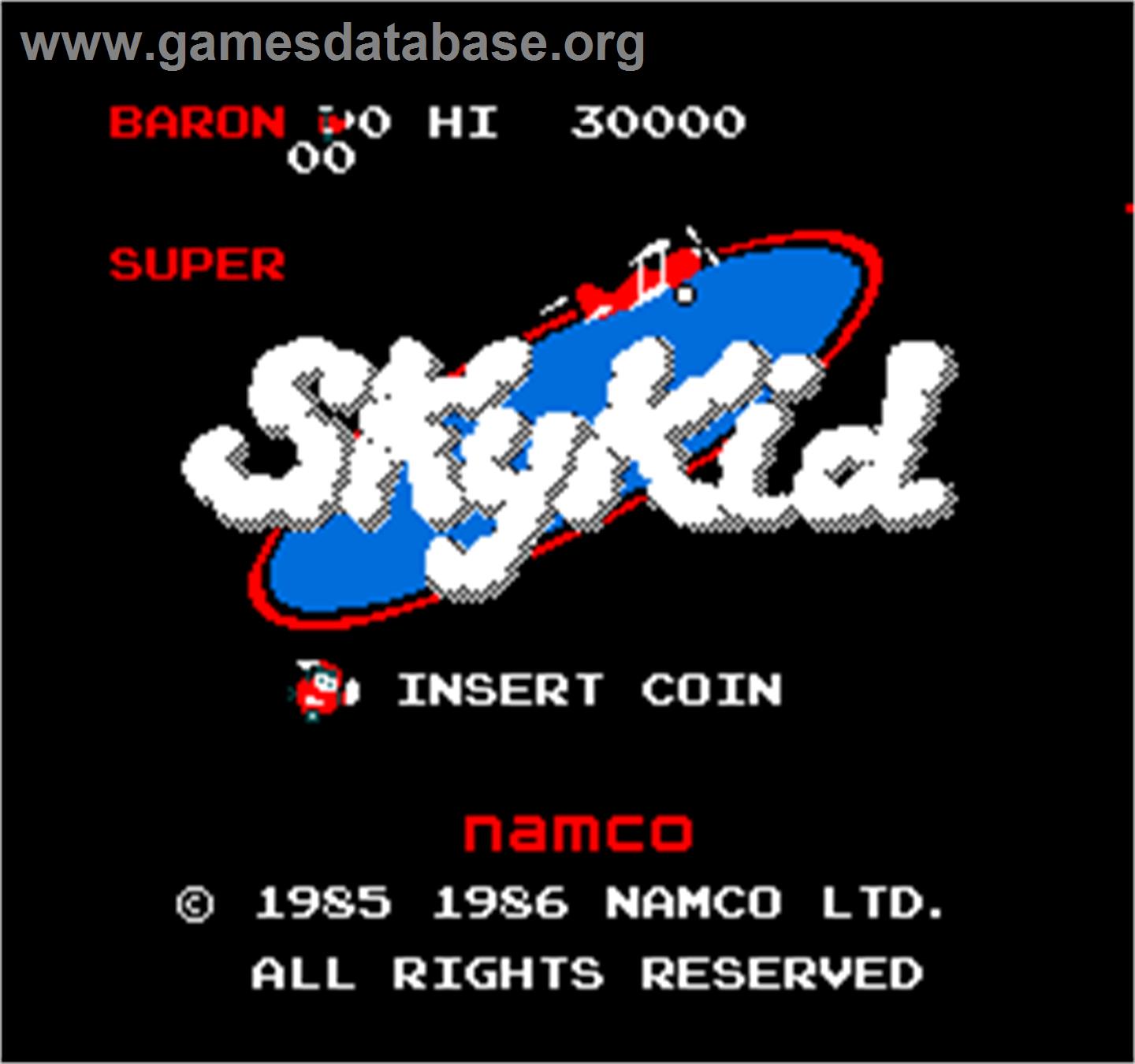 Vs. Super SkyKid - Arcade - Artwork - Title Screen