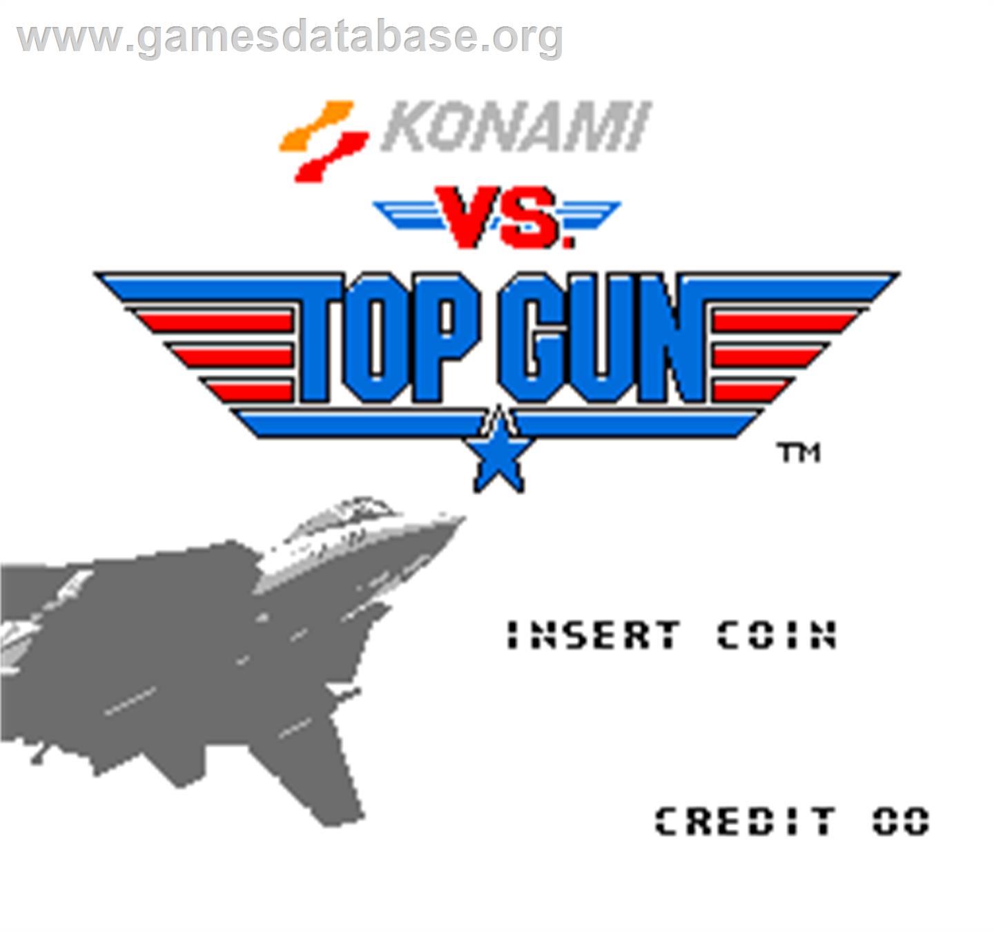 Vs. Top Gun - Arcade - Artwork - Title Screen