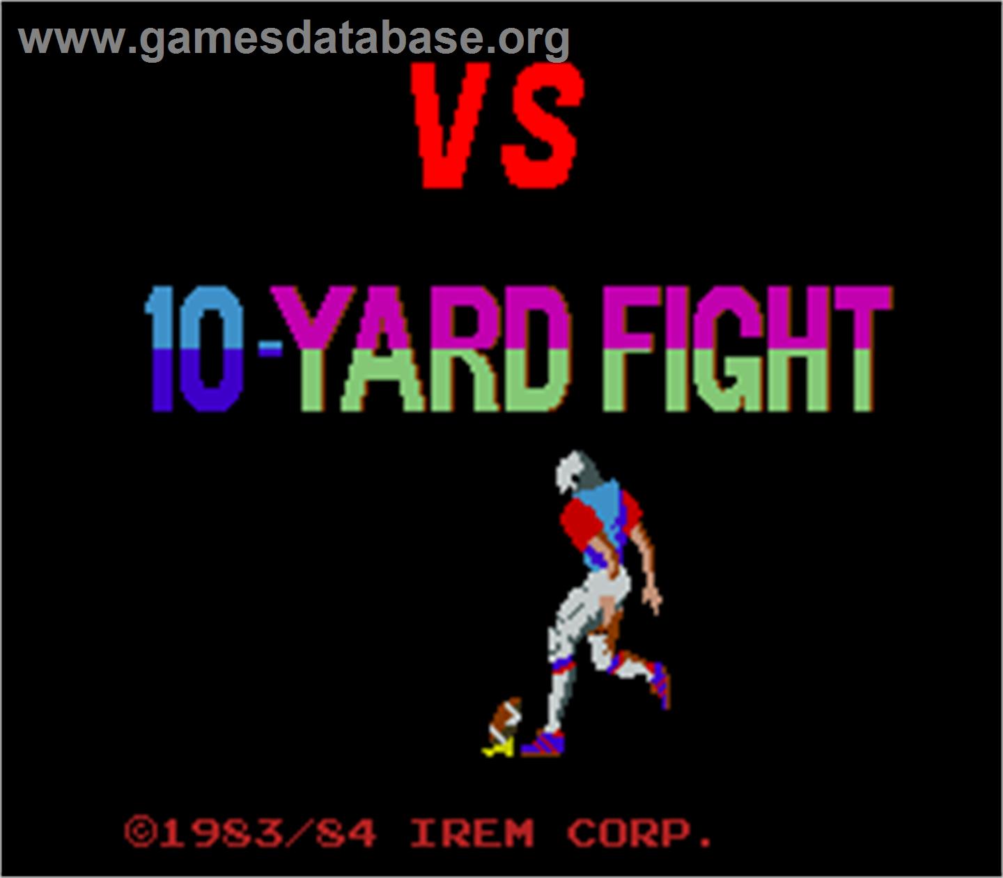 Vs 10-Yard Fight - Arcade - Artwork - Title Screen
