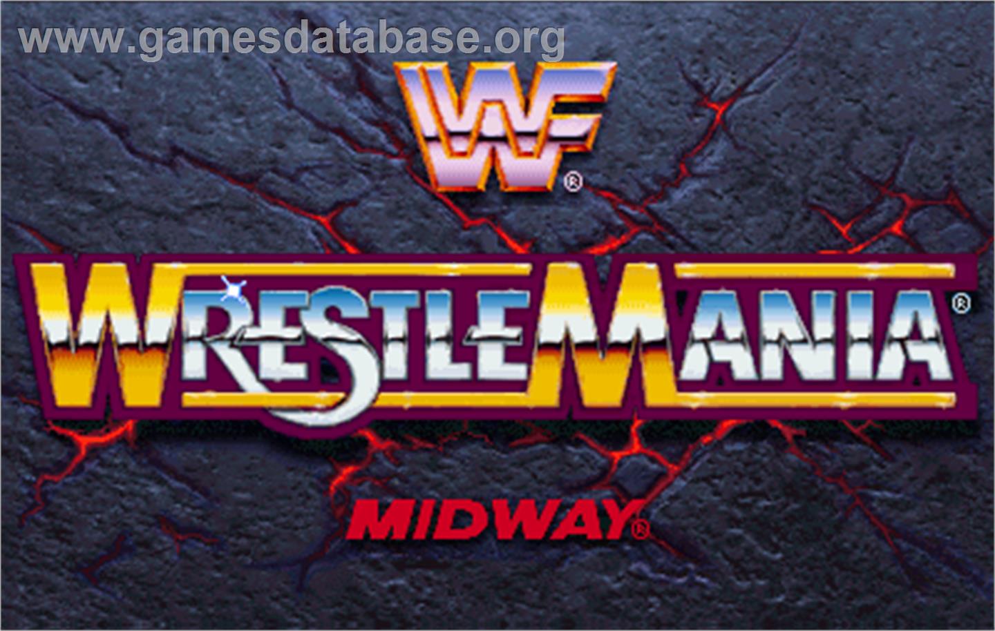 WWF: Wrestlemania - Arcade - Artwork - Title Screen