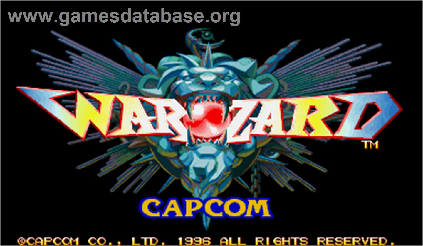 Warzard - Arcade - Artwork - Title Screen