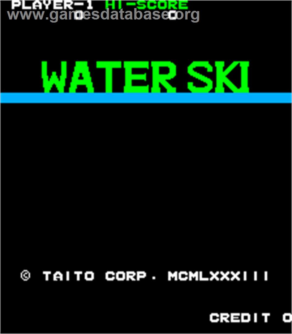 Water Ski - Arcade - Artwork - Title Screen