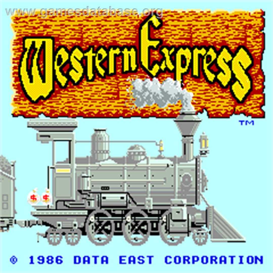 Western Express - Arcade - Artwork - Title Screen