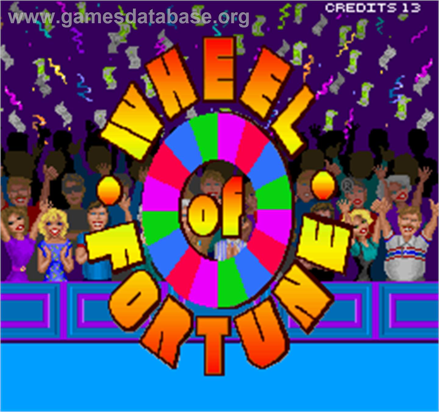 Wheel Of Fortune - Arcade - Artwork - Title Screen