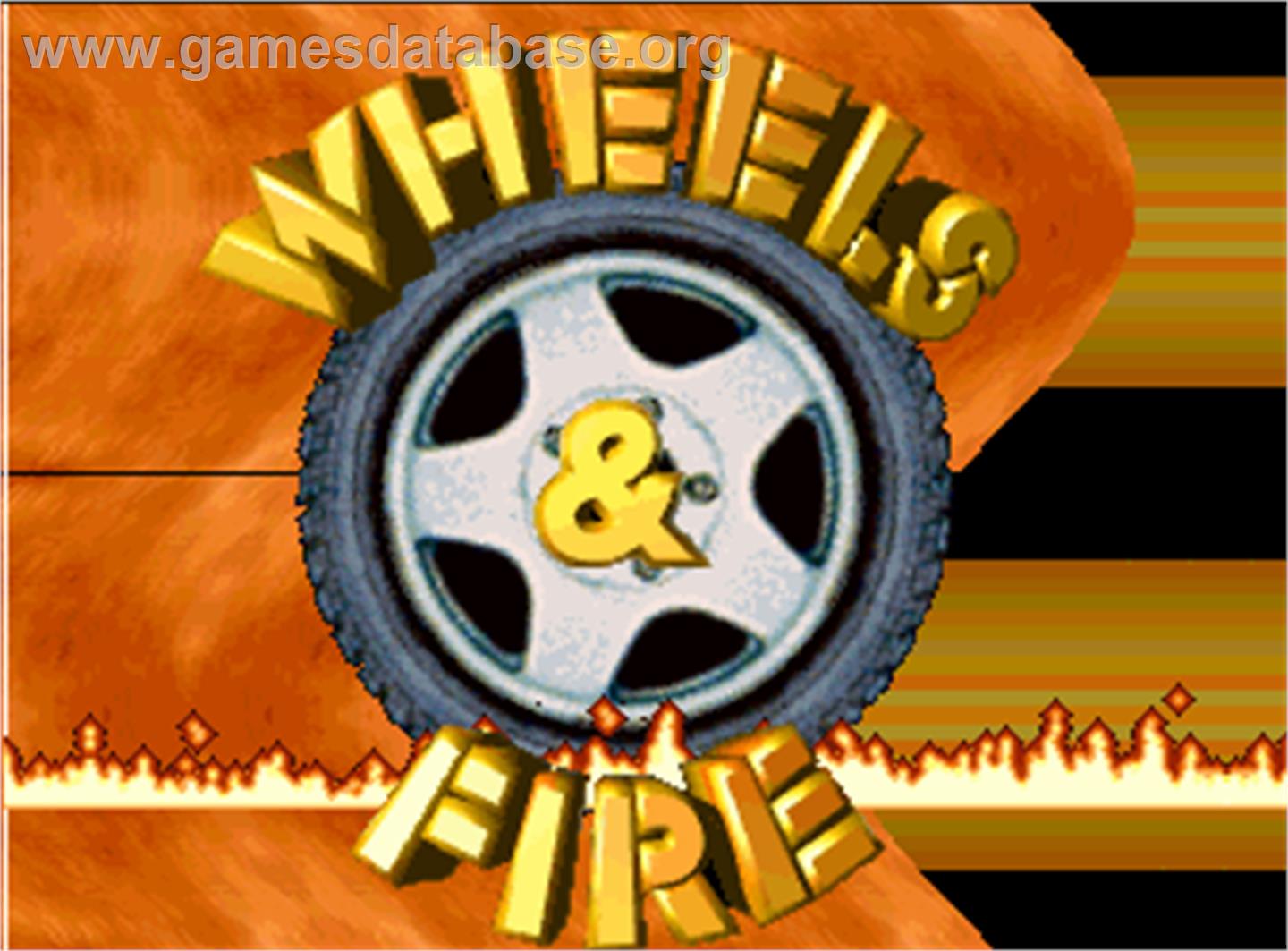 Wheels & Fire - Arcade - Artwork - Title Screen
