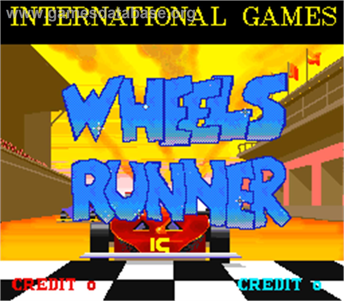 Wheels Runner - Arcade - Artwork - Title Screen
