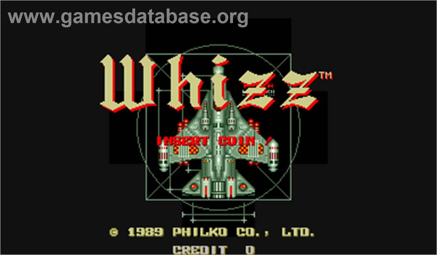 Whizz - Arcade - Artwork - Title Screen