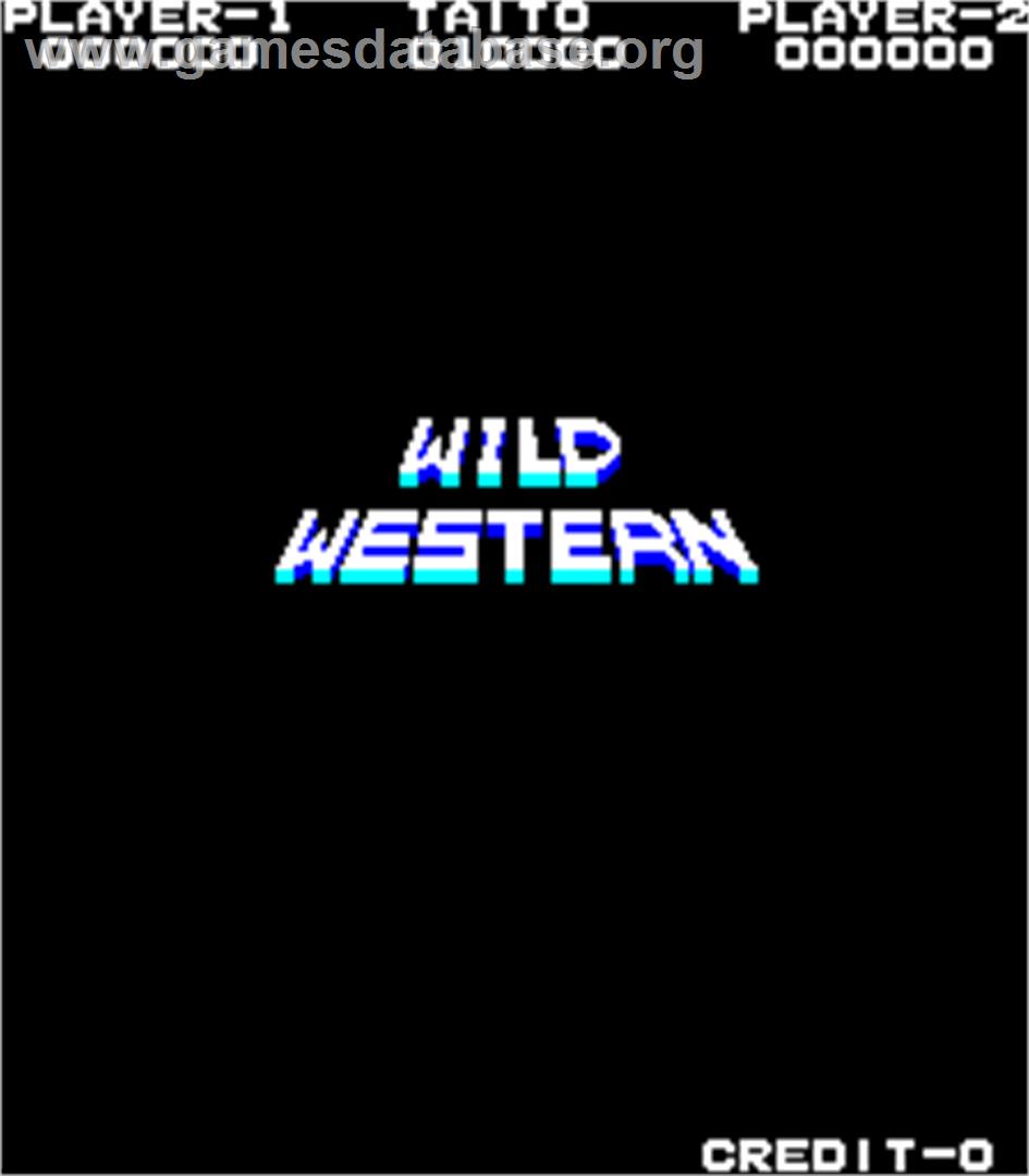 Wild Western - Arcade - Artwork - Title Screen