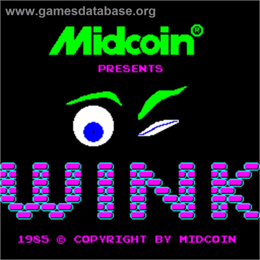 Wink - Arcade - Artwork - Title Screen