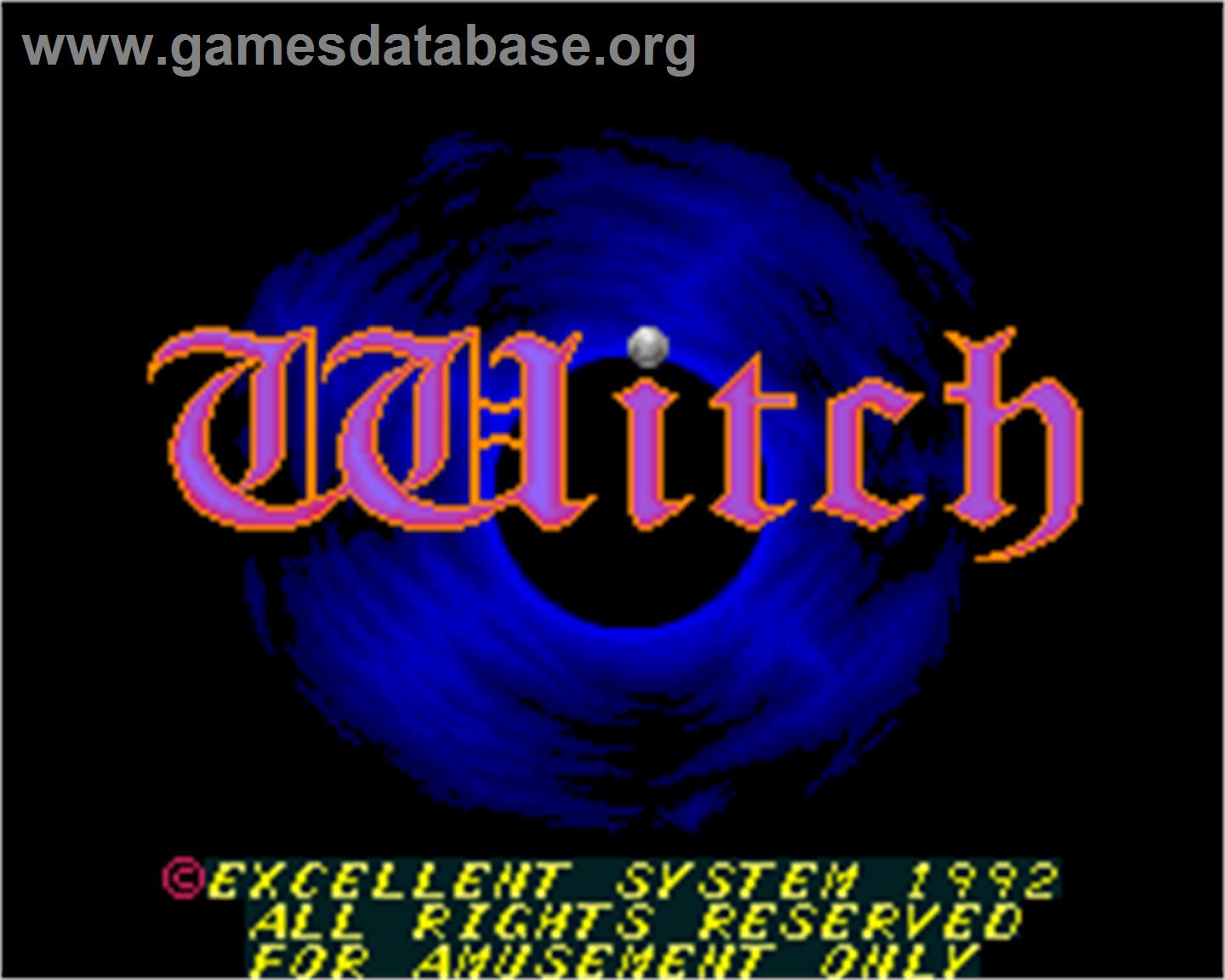 Witch - Arcade - Artwork - Title Screen
