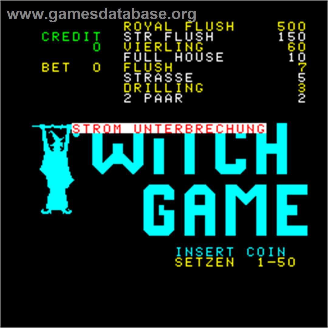 Witch Game - Arcade - Artwork - Title Screen