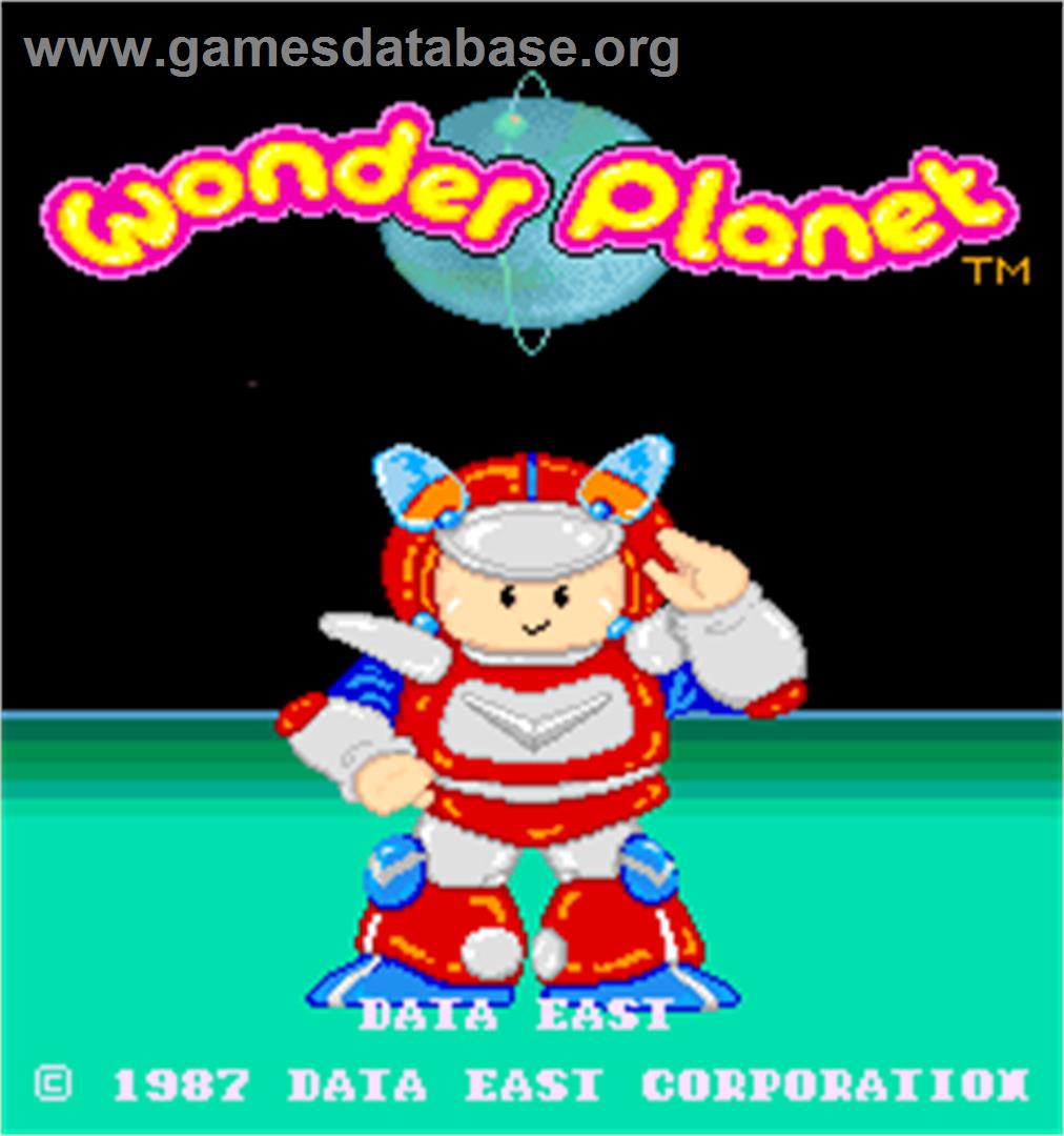 Wonder Planet - Arcade - Artwork - Title Screen